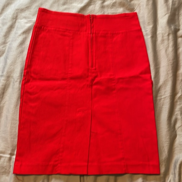 Red Pencil Skirt - Picture 2 of 3
